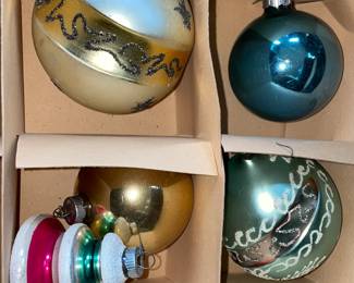 Vintage Glass Christmas Ornaments