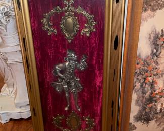 Velvet Artwork W/ Gold Frame