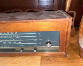 Antique Wood Case Radio