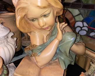 Large Chalkware Figurine