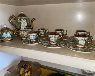 Capodimonte Style Tea Set