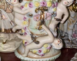 Porcelain Figural Vase