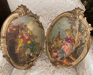 Figural Wall Plaques By Empire (Italy)