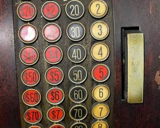 Antique Gas Station National Cash Register