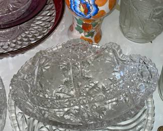 Crystal Bowls & Plates