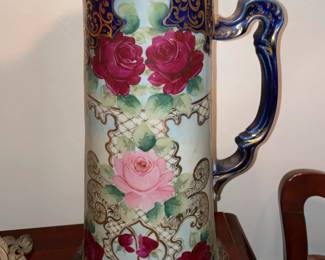 Oversized Porcelain Handled Vase
