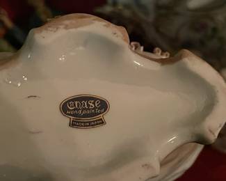 Set Of 2 Cherub & Swan Figurines (Japan)