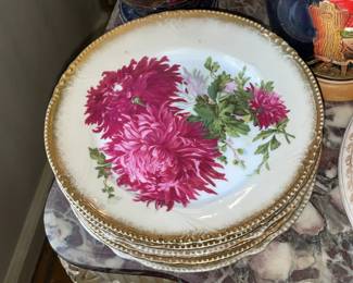 Floral China Plates