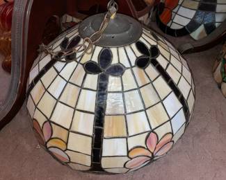 Hanging Stained Glass Chandelier