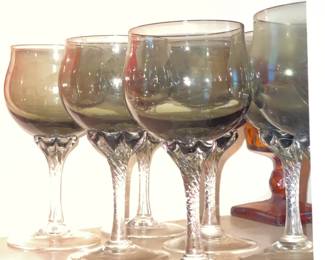 Smoky Gray Stemware