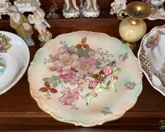 Decorative Floral Plate By "Schumann - Germany"