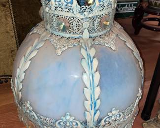 Blue Glass Lampshade
