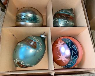 Vintage Glass Christmas Ornaments
