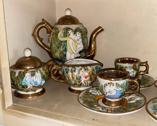 Capodimonte Style Tea Set