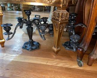 Sterling Silver Candelabras