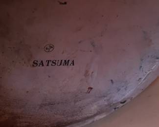 Oversized Satsuma Asian Vase