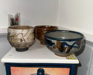 Edith Franklin Pottery Bowls