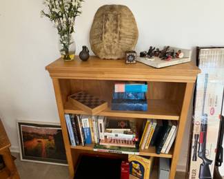 Hardwood Bookshelf - one of 2 for sale