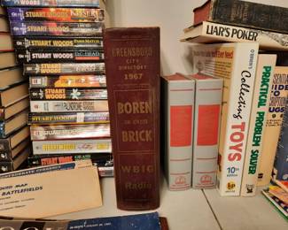 Greensboro City Directory 1967 and loads more books.  Local history, fiction etc.