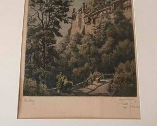 German Wartburg Castle Print