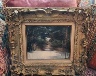 Landscape oil painting
