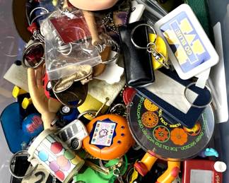 About 50 Disney & Other Key Chain Collection