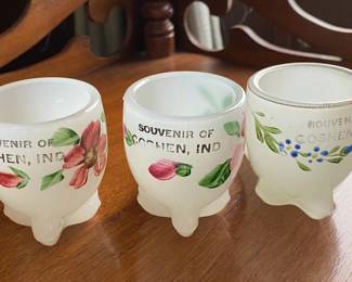 Souvenir Gosh Milk Glass Pipes