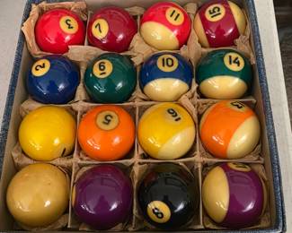 Vintage Billiard Balls