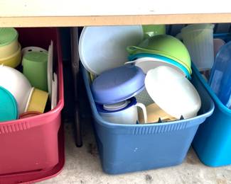 Lots of Tupperware