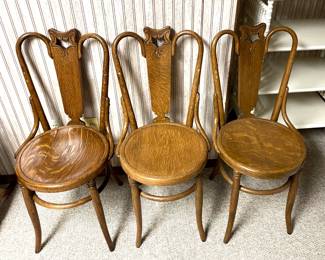 Set of 3 Ice Cream Chairs Cool!