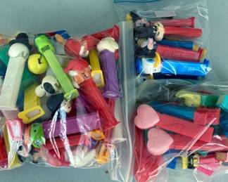 About 50 PEZ Dispensers 