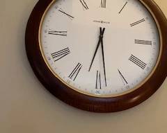 Large Wall Clock.