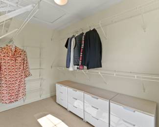 Container Store Dresser Storage Units on Wheels. Will sell as a set of 4 or individually.