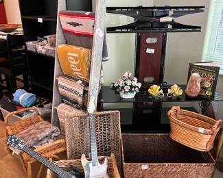 Lots of baskets, have them in two different places