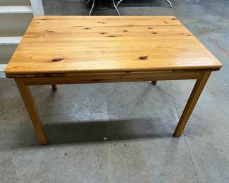 Solid wood kitchen table no chairs $25