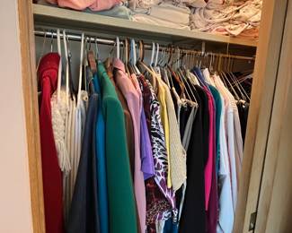 Women's clothing and linens....