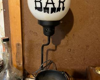 Vintage bar light