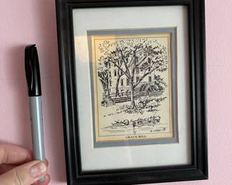 Framed wall decor.....