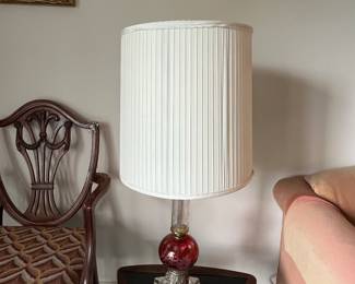 (2) table lamps......