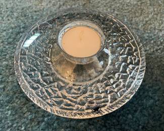 Orrefors votive holder