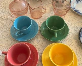 4 cups and saucers