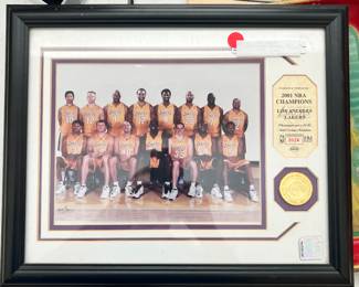 Rare 2001 NBA Champions with Kobe, Shaq