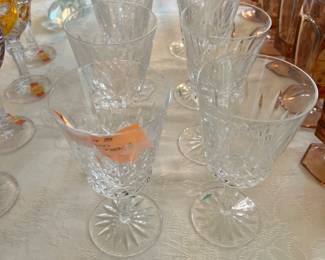 8 Waterford Stems