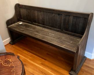 Pine bench