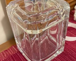 Vintage MCM Lucite Ice Bucket