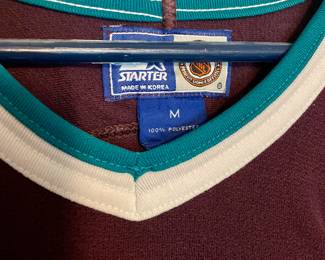 VINTAGE ANAHEIM MIGHTY DUCKS STARTER JERSEY, SIZE - M