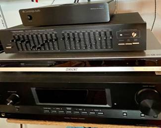 CAMBRIDGE AUDIO BOX, REALISTIC MIXER, SONY RECEIVER
