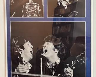 THE BEATLES POSTER - FRAMED