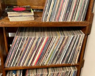 LP's, 45's