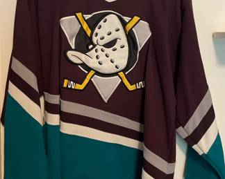 VINTAGE ANAHEIM MIGHTY DUCKS STARTER JERSEY, SIZE - M